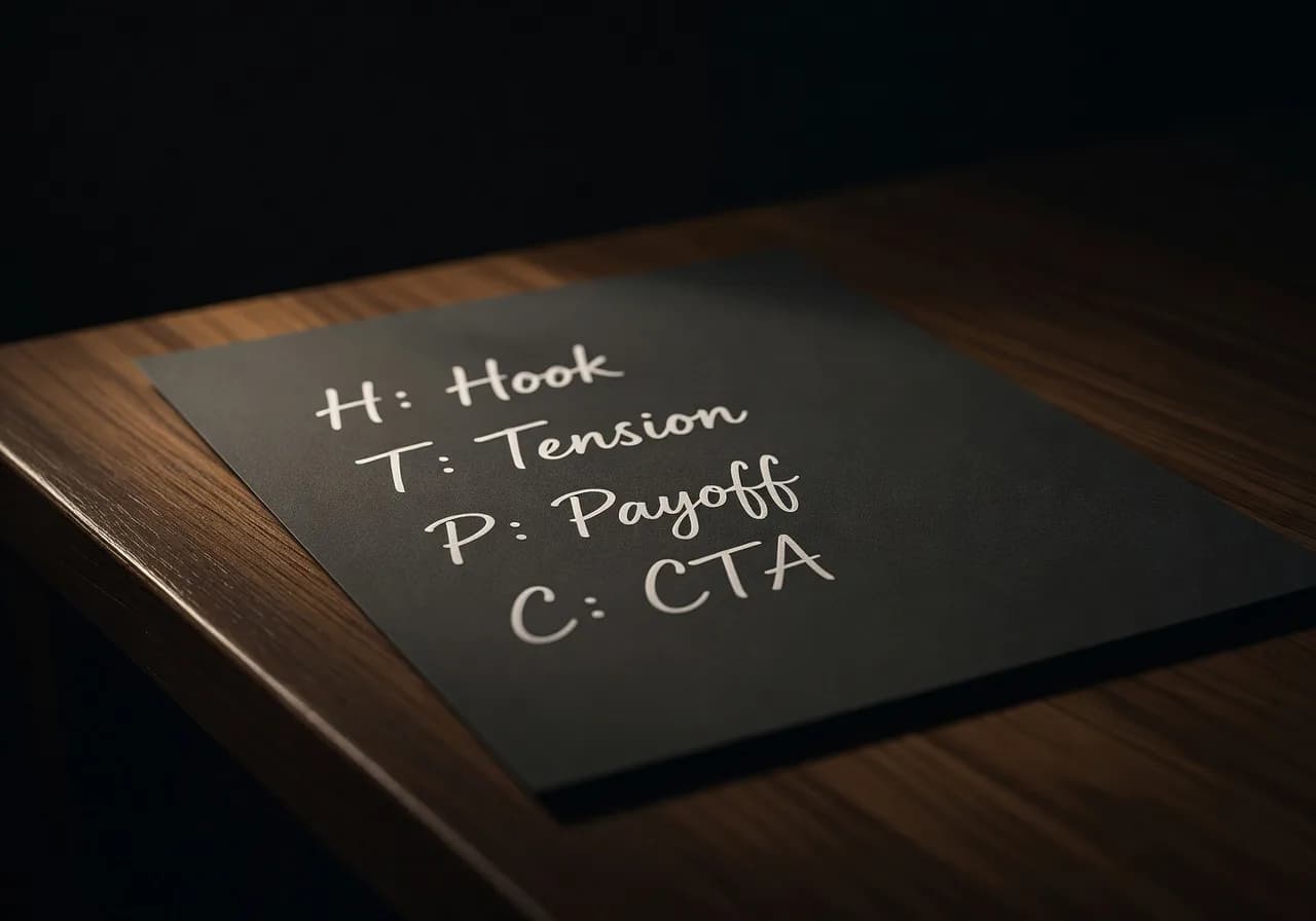 Structure du script TikTok en 4 blocs Structure du script TikTok en 4 blocs