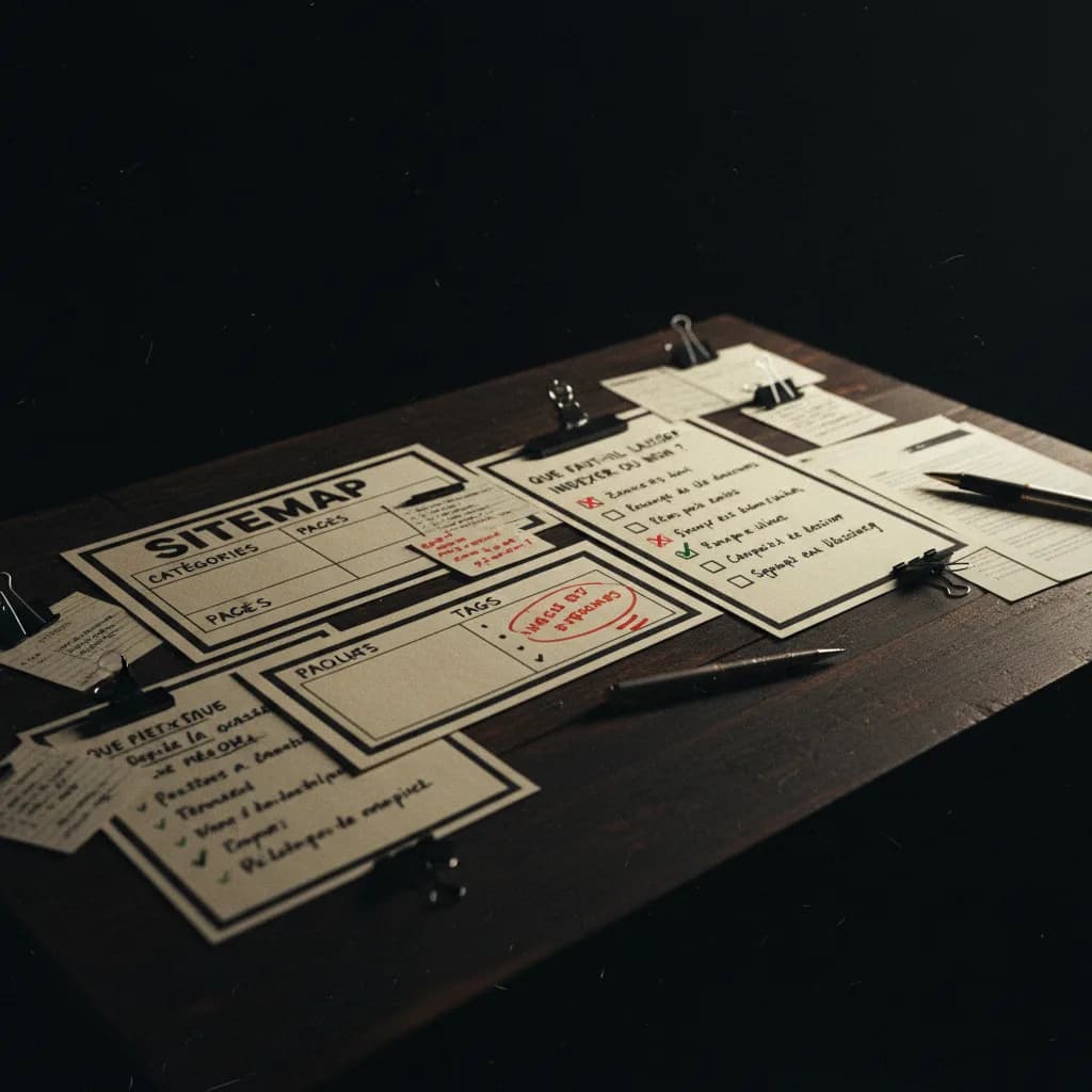 Sitemap, catégories, pages tags : que faut-il laisser indexer ou non ? workflow Sitemap, catégories, pages tags : que faut-il laisser indexer ou non ? workflow