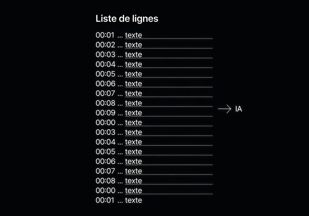 Image corps – Transcription + timecodes Image corps – Transcription + timecodes
