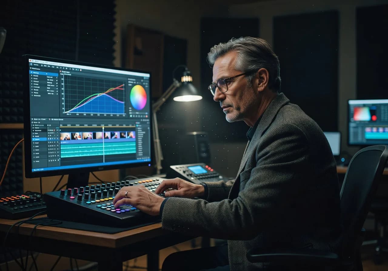 Image corps – Étalonnage Resolve : courbes et LUT nuit Image corps – Étalonnage Resolve : courbes et LUT nuit