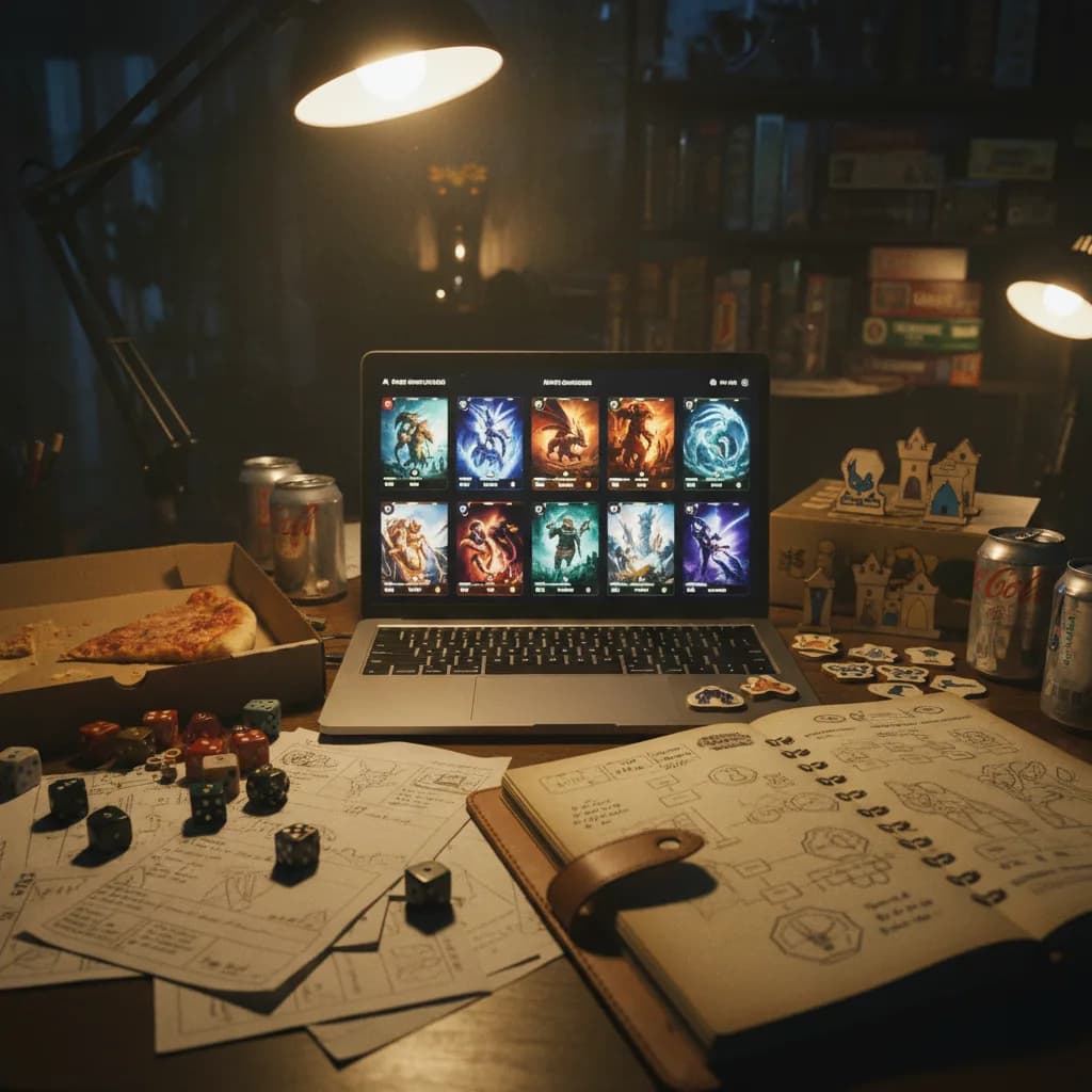 Utiliser l'IA pour créer des visuels de jeux de société ou jeux de rôle